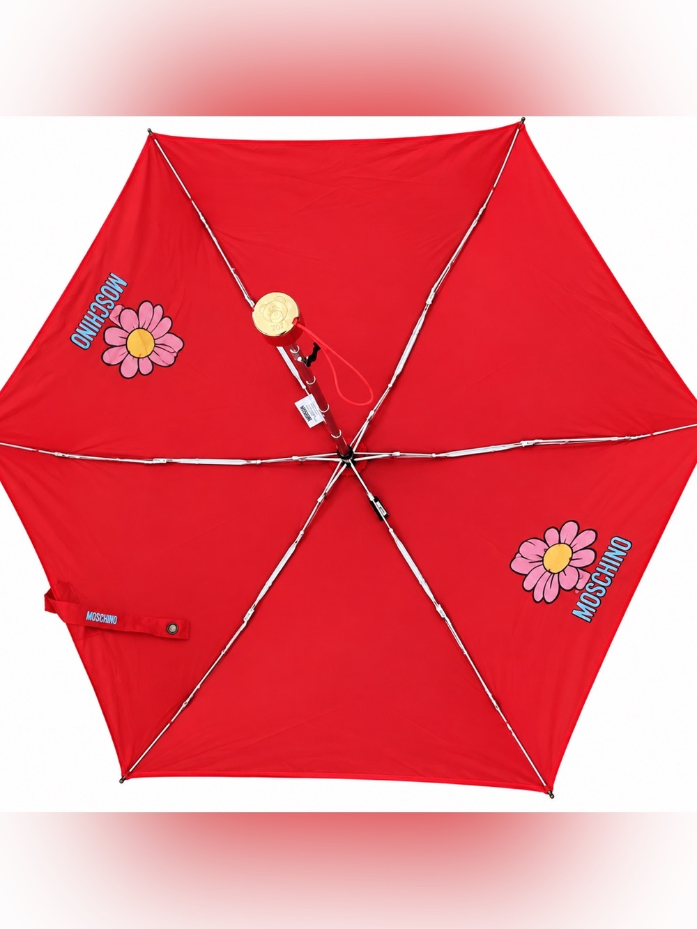 Moschino Teddy Bear Retractable Umbrella Set - Picture 9 of 9